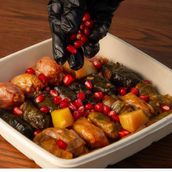Stuffed Onion And Grape Leaves