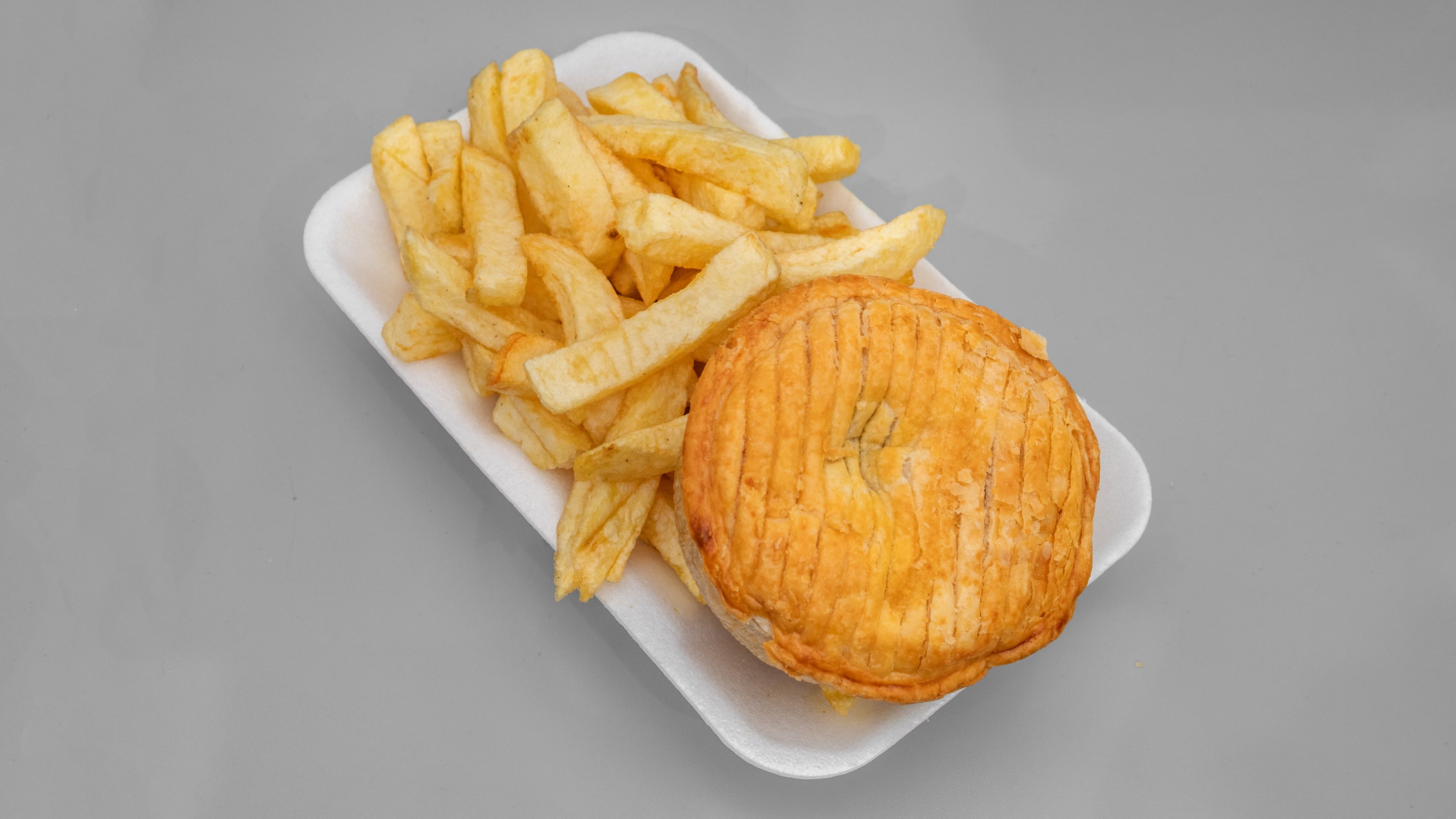 Chicken Mushroom Pie & Chips