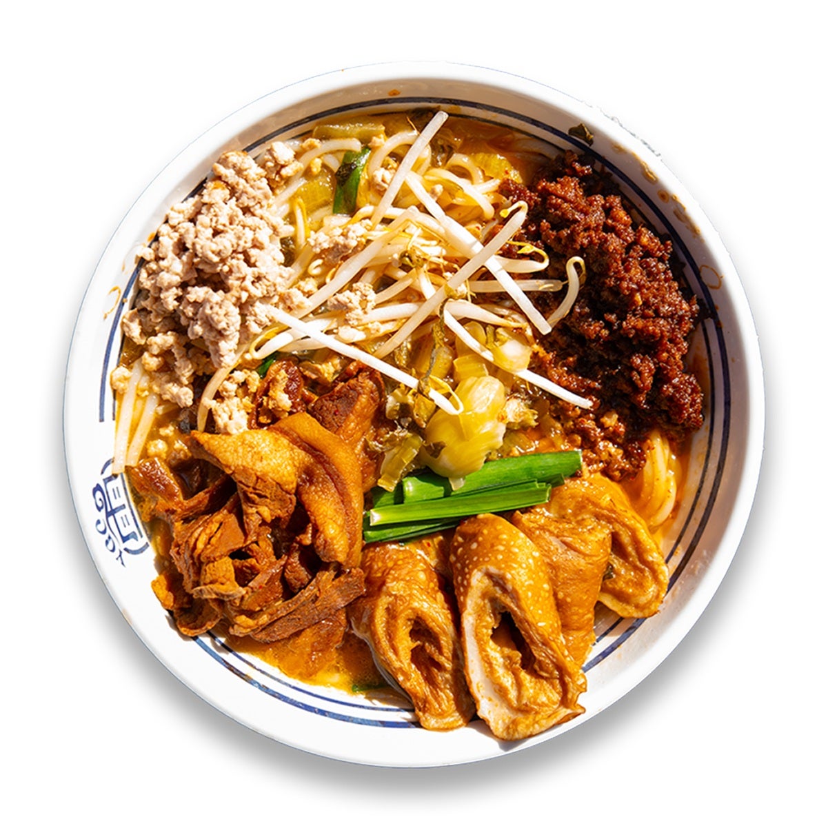 King of Pork Lover 夠Pork皇 (Pork Belly, Pork Intestine, Minced Pork 腩肉, 豬腸, 炸醬)