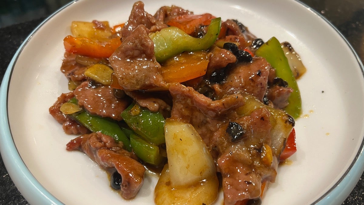 Beef with Black Bean Sauce 豉椒牛
