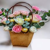 Paper Bag Arrangement With Ferrero Rocher