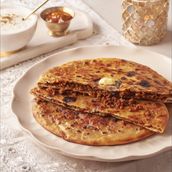 Mutton Meat Keema Paratha