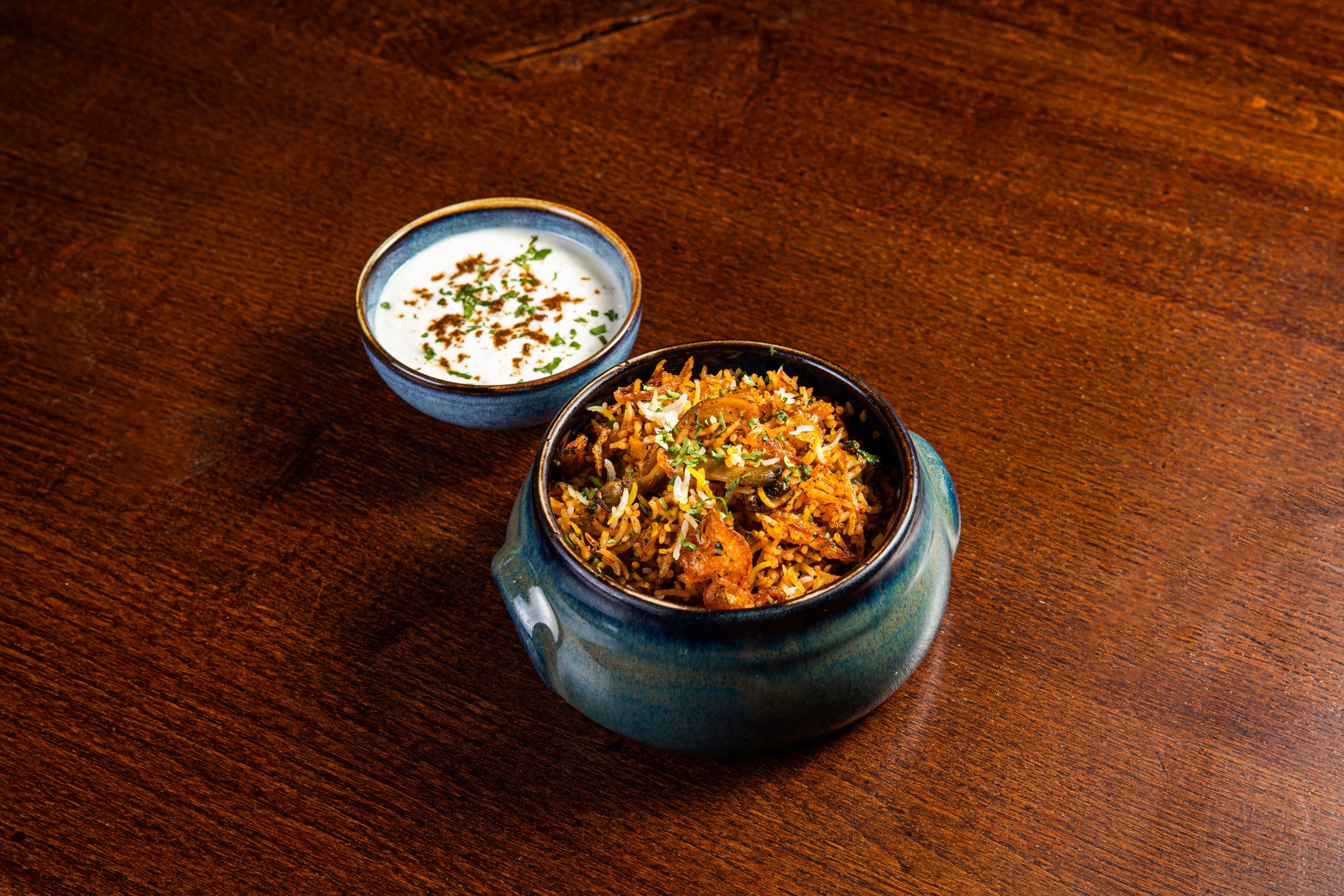 Wild Mushroom & Morel Kaima Biryani