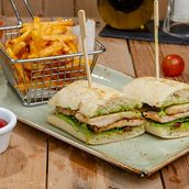 Grilled Chicken Pesto Sandwich