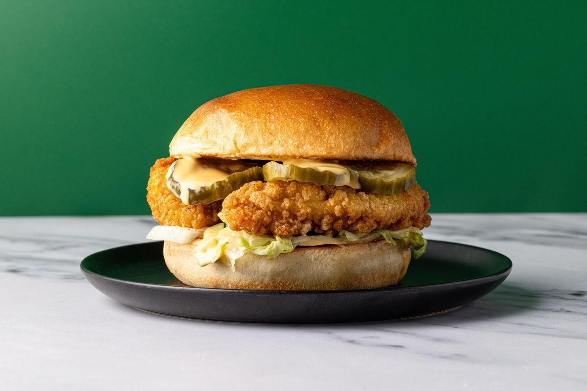 Cheesy Chicken Burger
