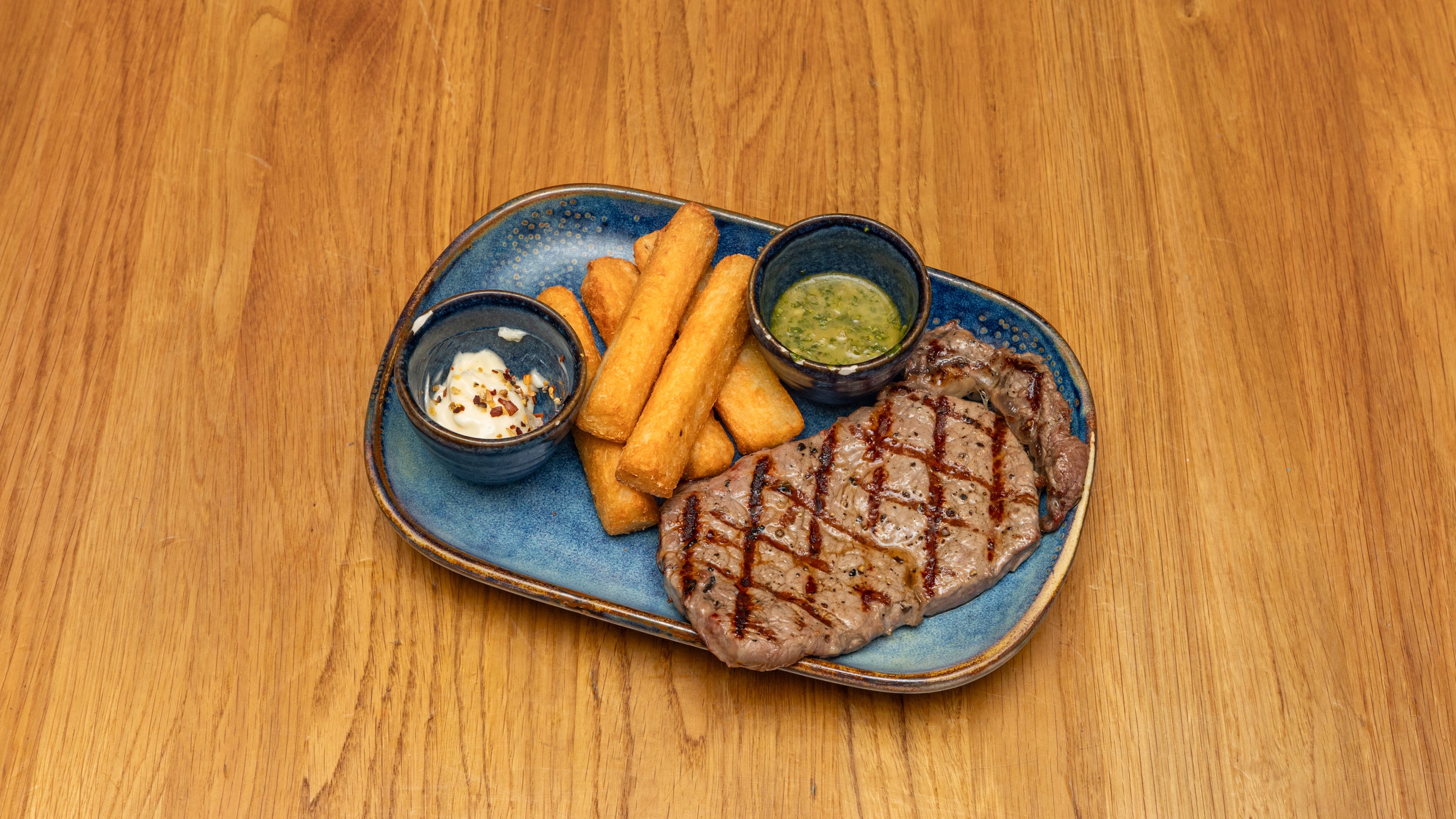 Grilled sirloin steak