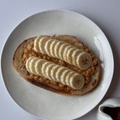 Banana And Peanut Toast