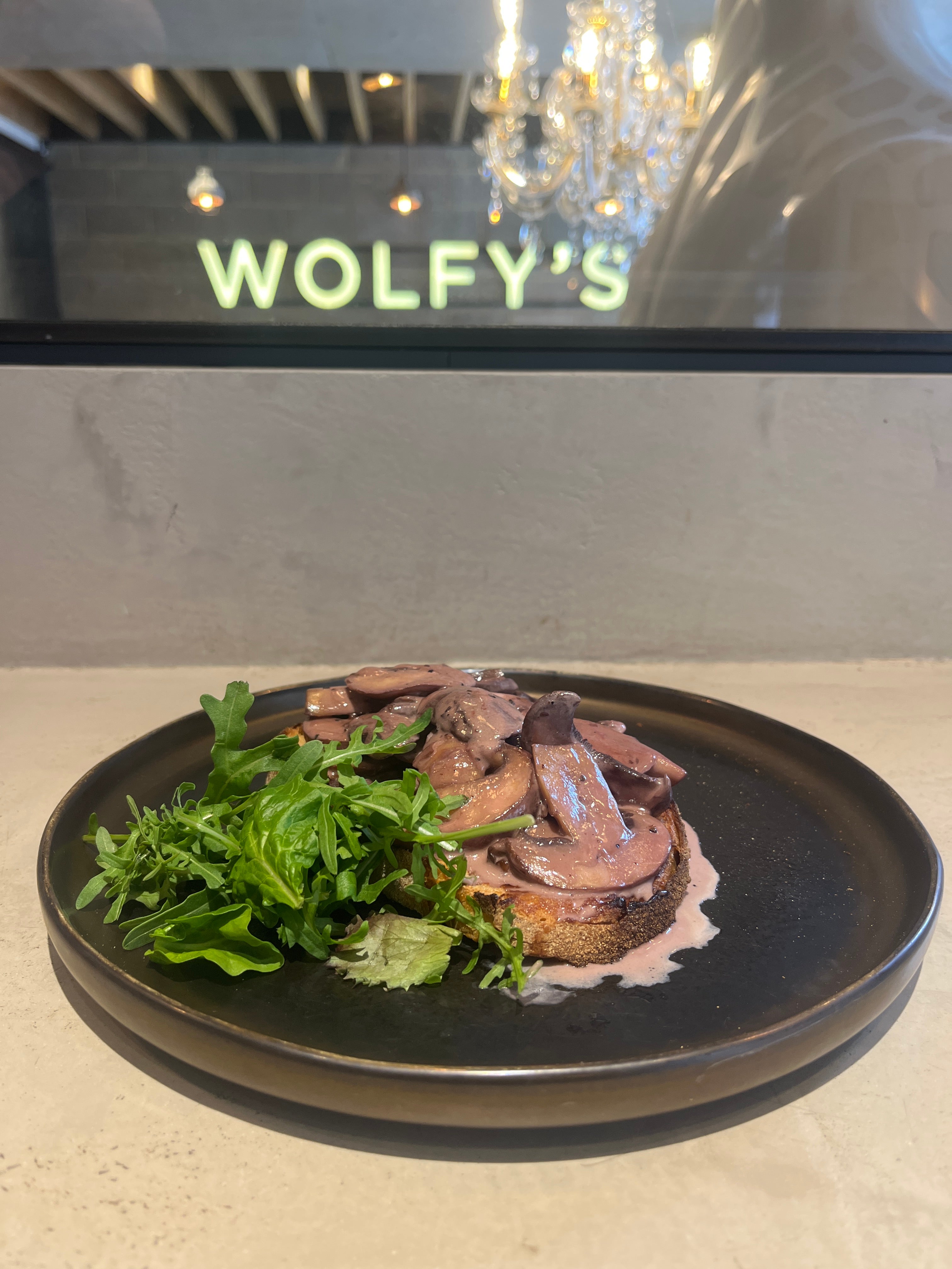 Shrooms on Sourdough
