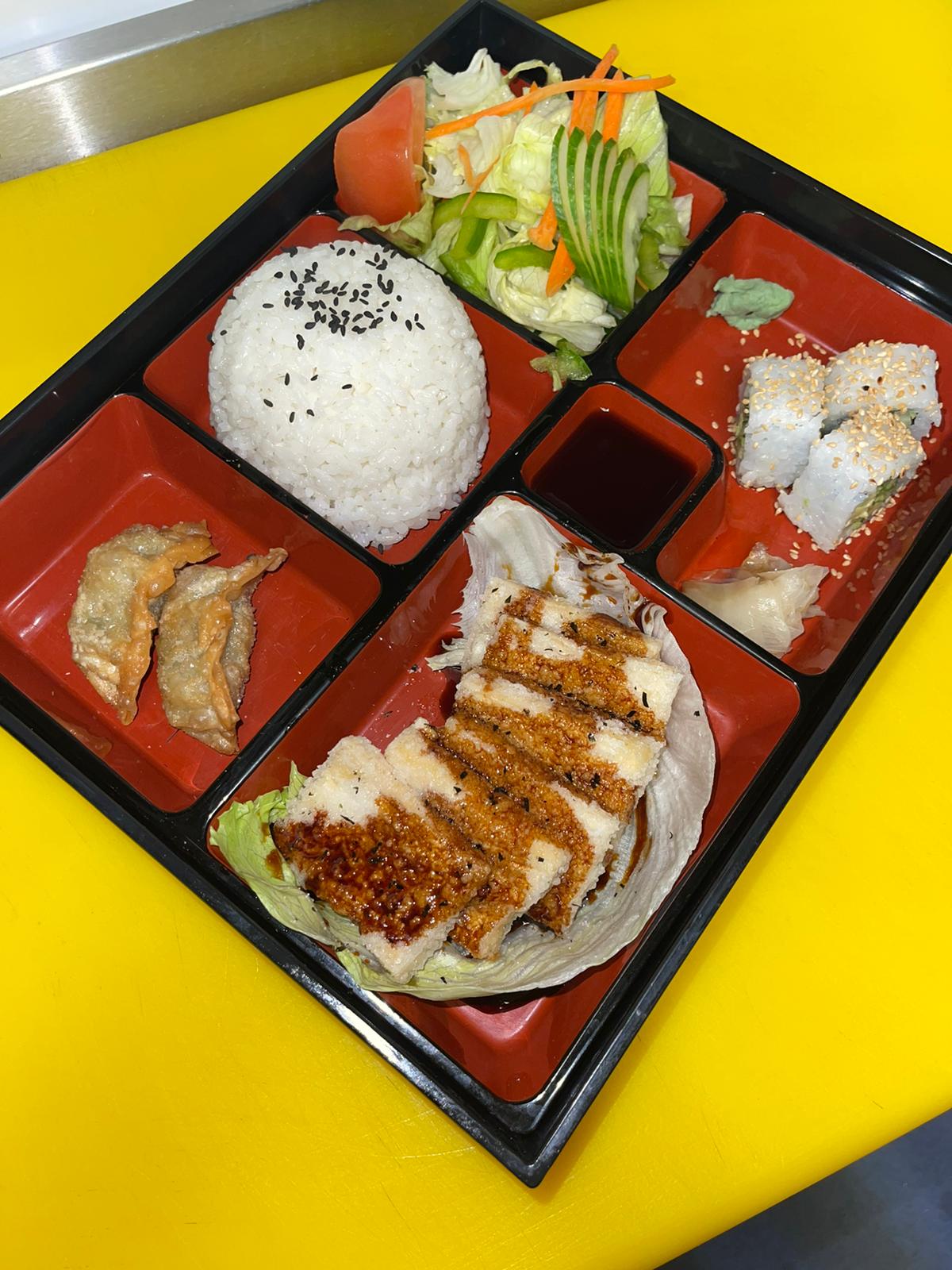 Vegan Tofu Teriyaki Bento