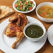 Half Chicken Molokhia