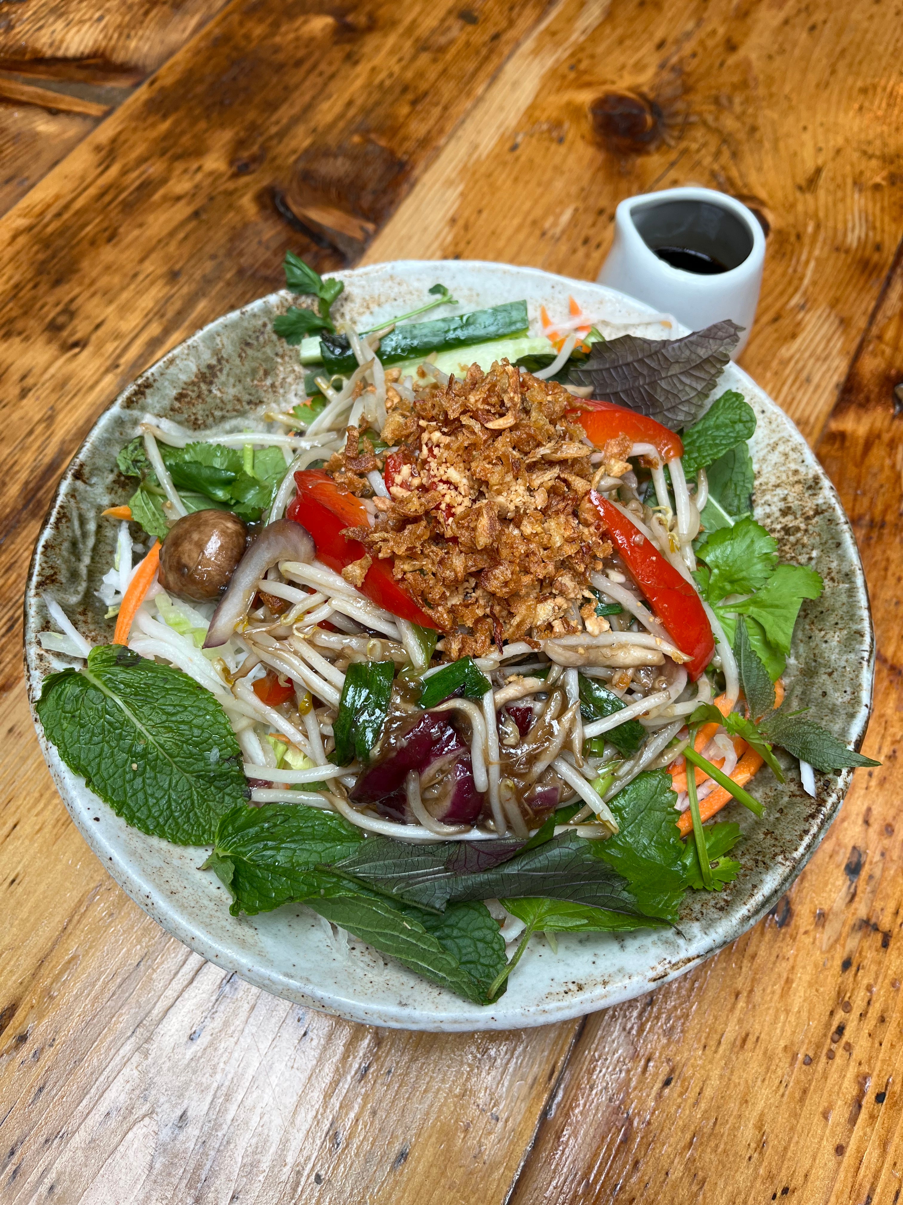 Bún Chay (Wok-fried Vegetables & Wild Mushrooms)