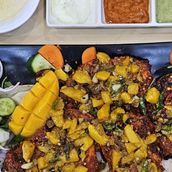 Mango Charcoal On Chicken