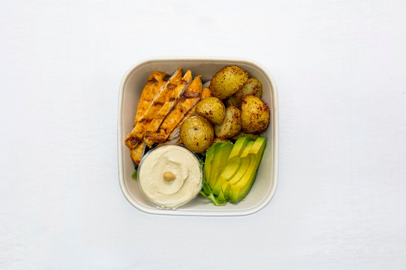 Harissa chicken bowl & Avocado