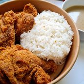 3pcs Chicken With Rice And Gravy