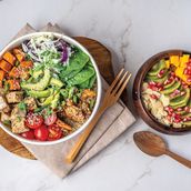 Acai with Salad