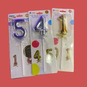 Number Cake Topper (Choose 1,2,3,4,5,6,7,8,9,0)
