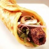 Mutton Seekh Kabab Roll