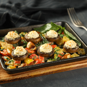 Baked Mushrooms With Ricotta Cheese