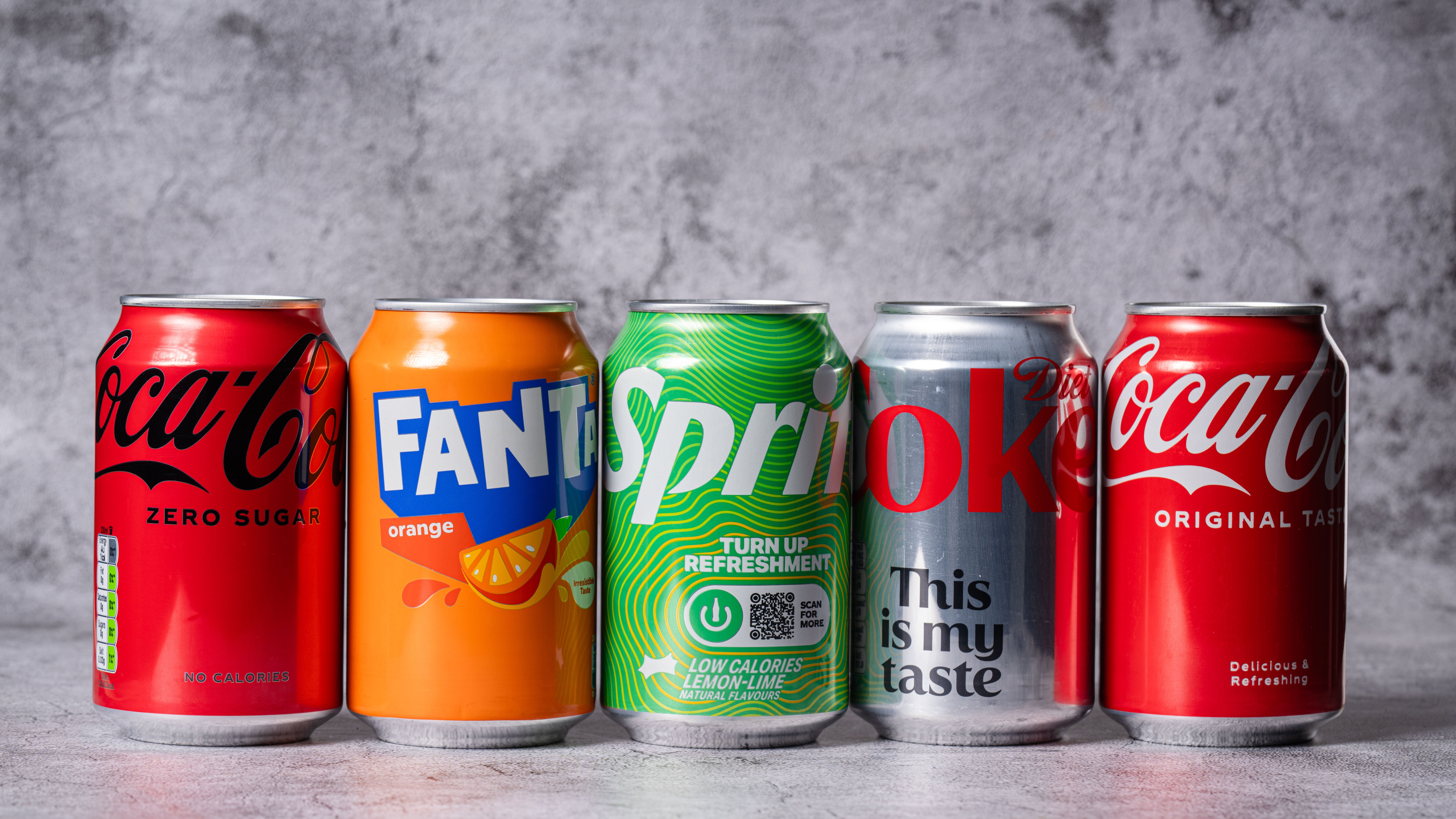 Soft Fizzy Drinks-Cans