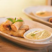 Mango Achar Spring Rolls