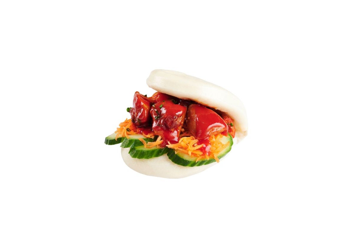 Spicy Korean Chicken Bao Bun