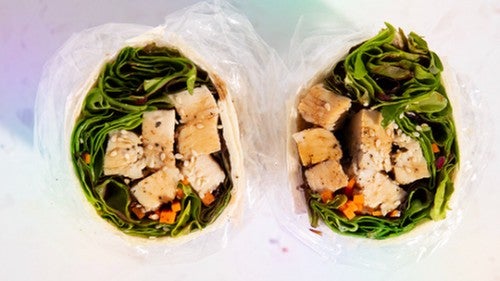 Fried Veggie Wrap Combo
