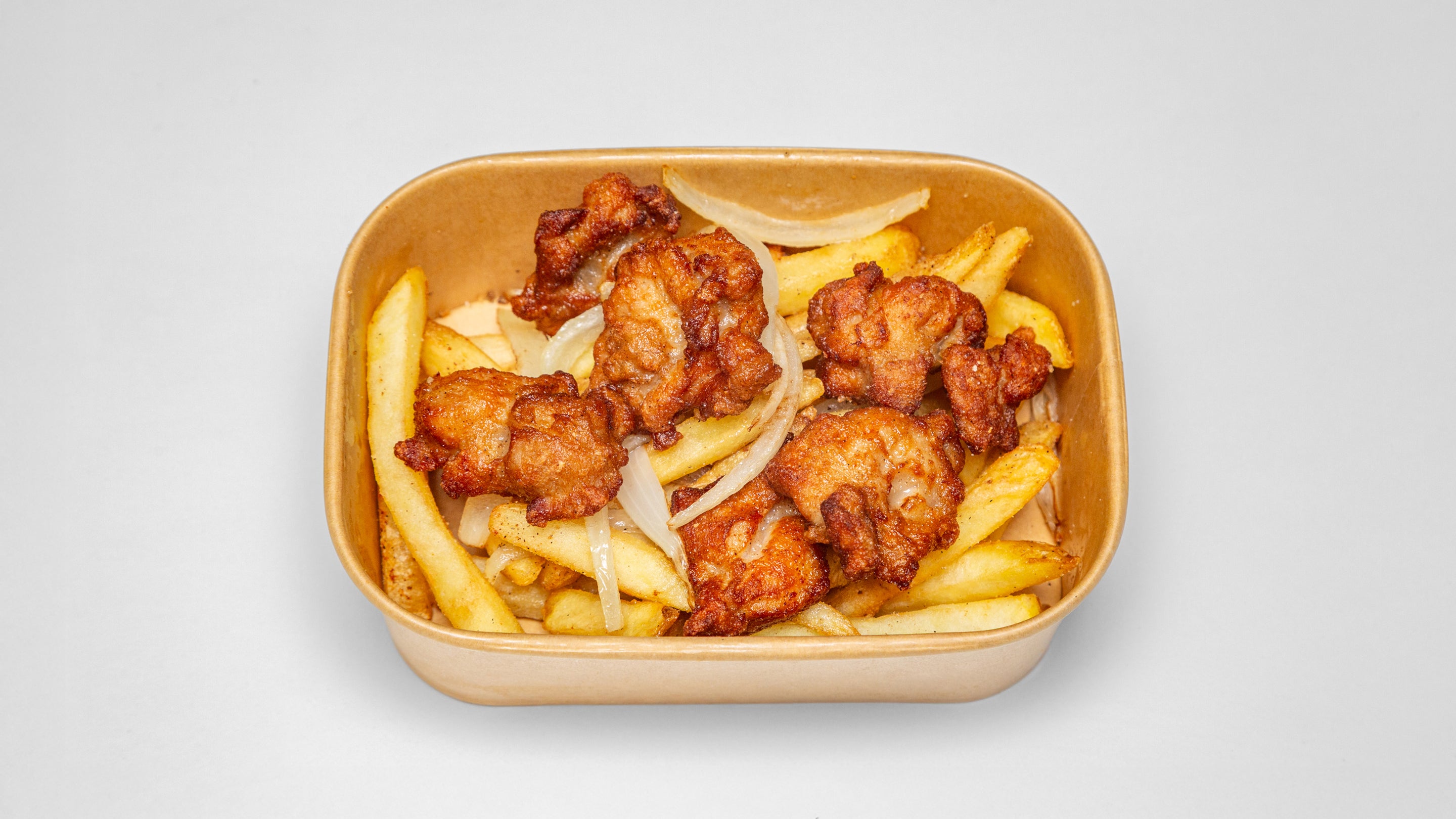 Juicy Chicken Nuggets with Chips