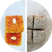 Basbousa And Sfouf Cake