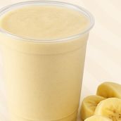 Large banana milkshake