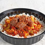 Beef Stew With White Rice
