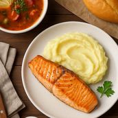 Chef Special Combo (Grilled Salmon)
