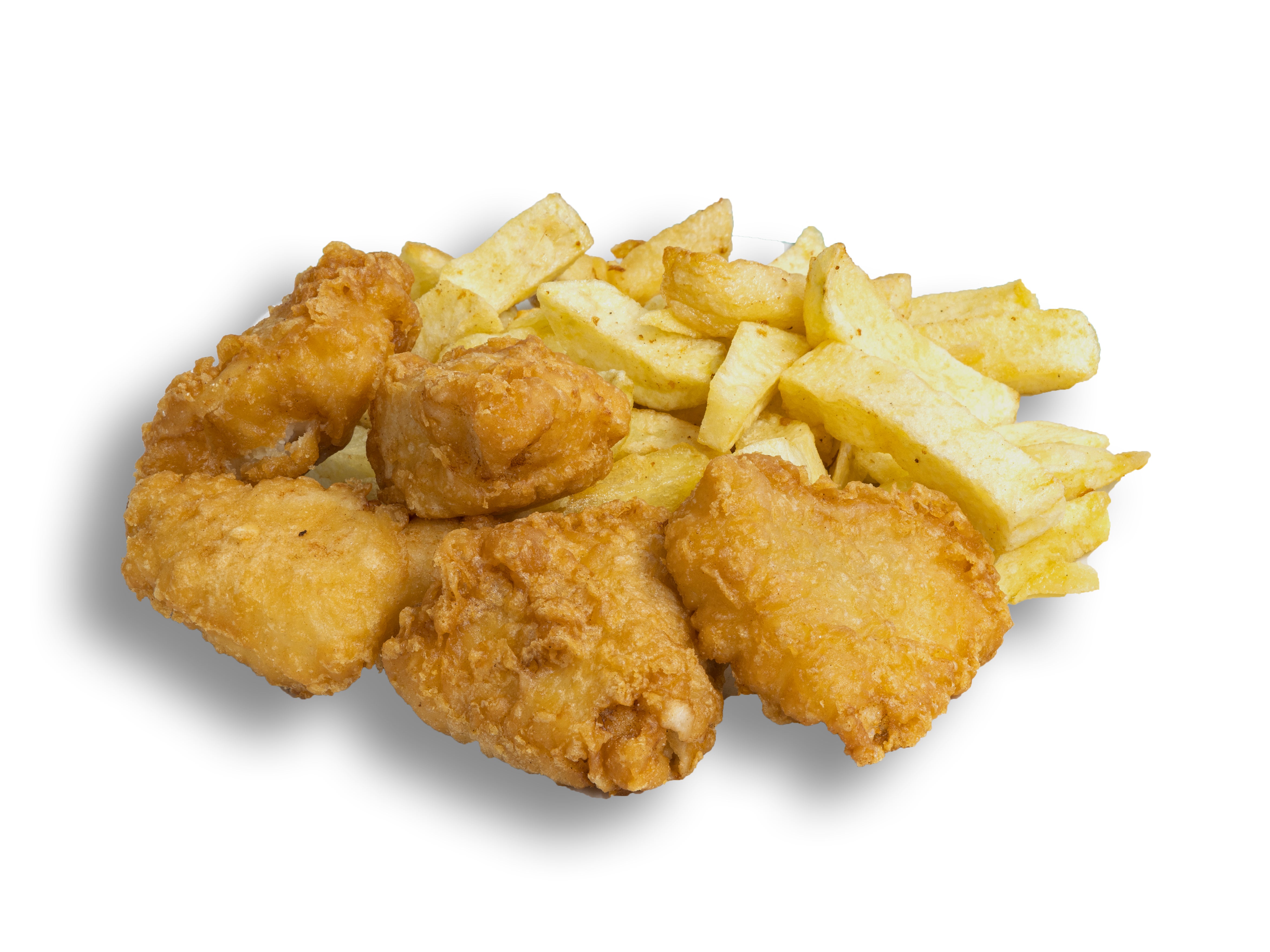 Kids Fish Bites (4) and chips