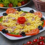 Sausage Eggs Platter