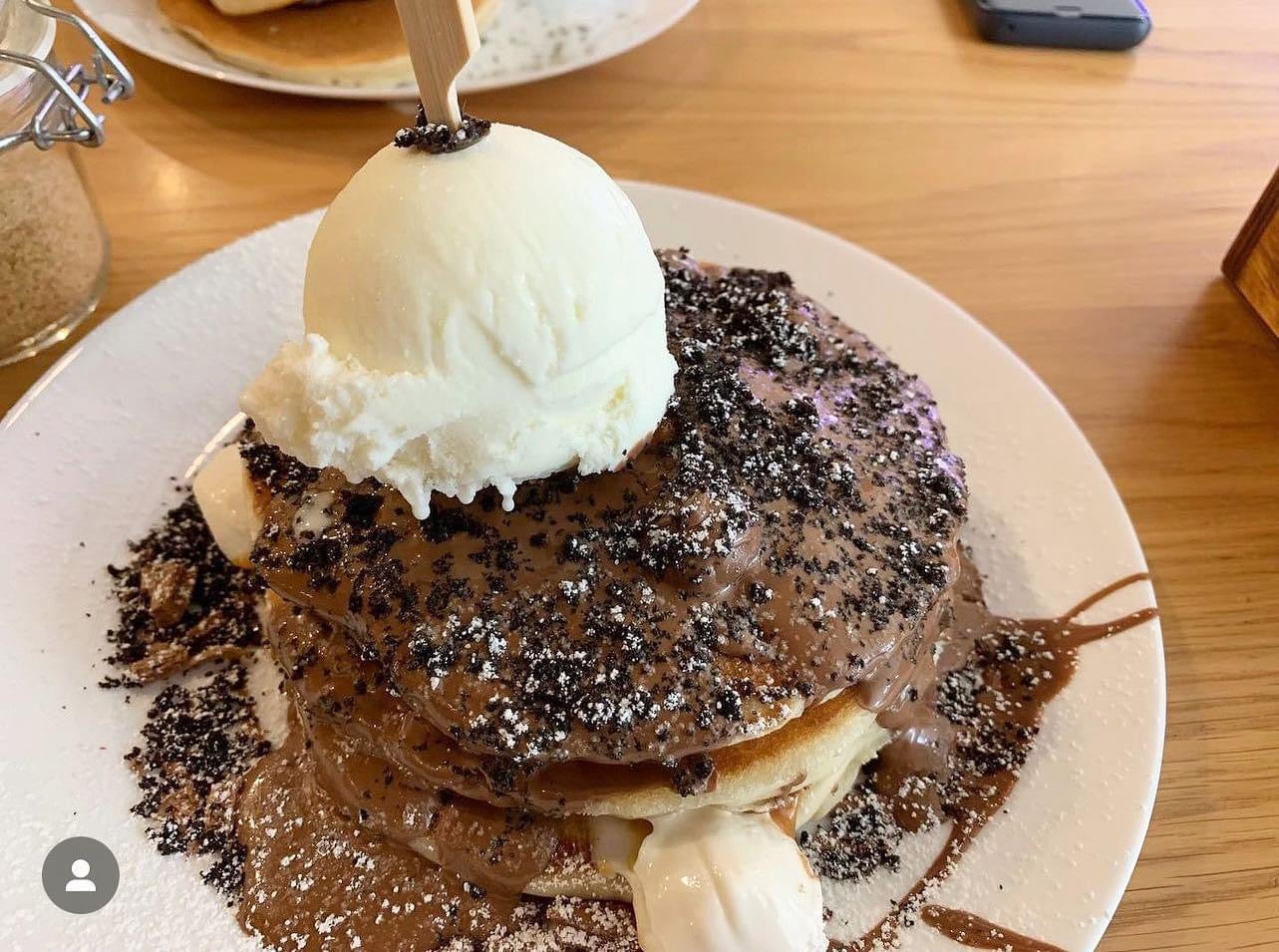 Summer Fruits American Stack Pancakes