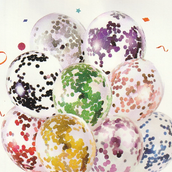 Helluim Glitter Balloons