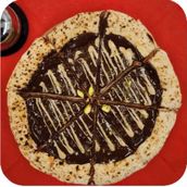 Pizza Nutella and banana