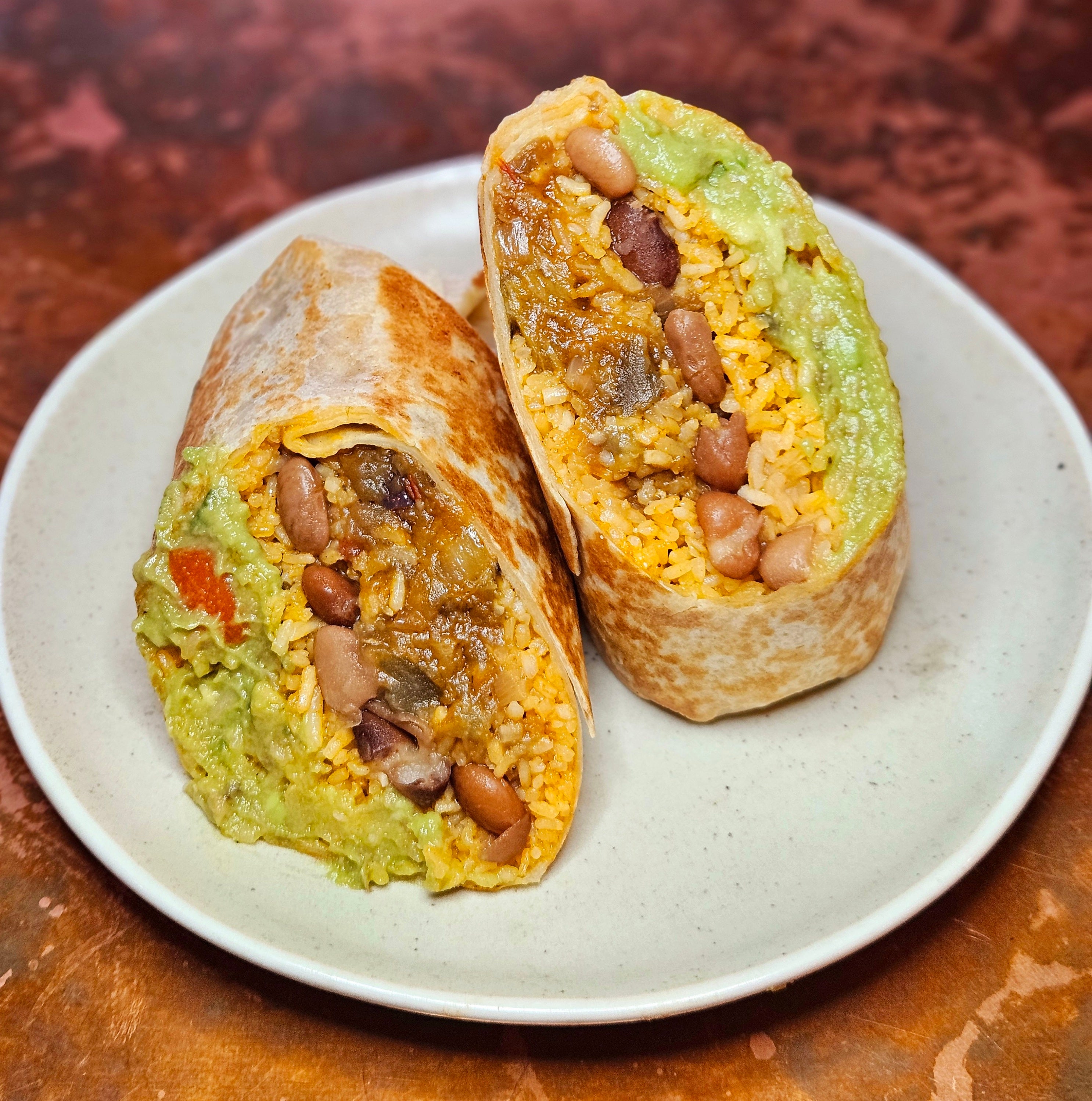 Smoked Aubergine Burrito