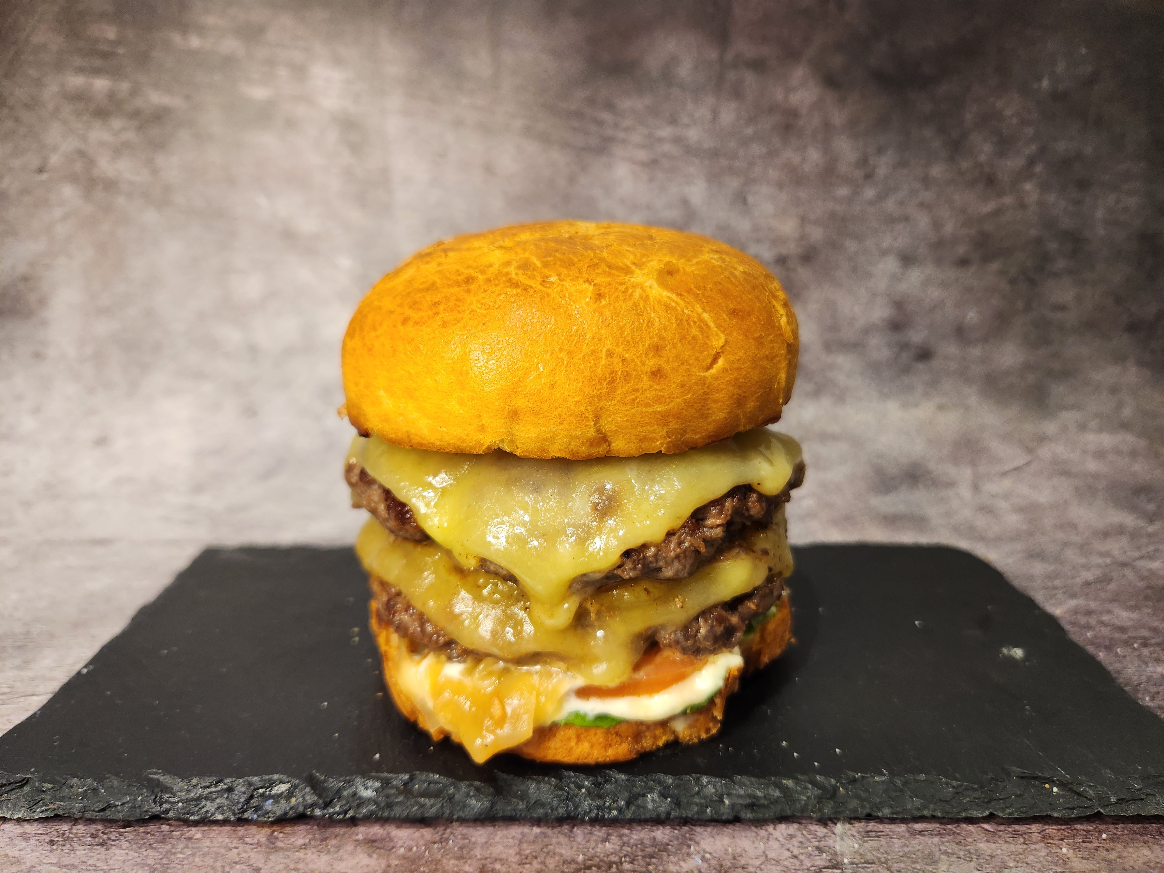 Double Not So Classic American Cheeseburger
