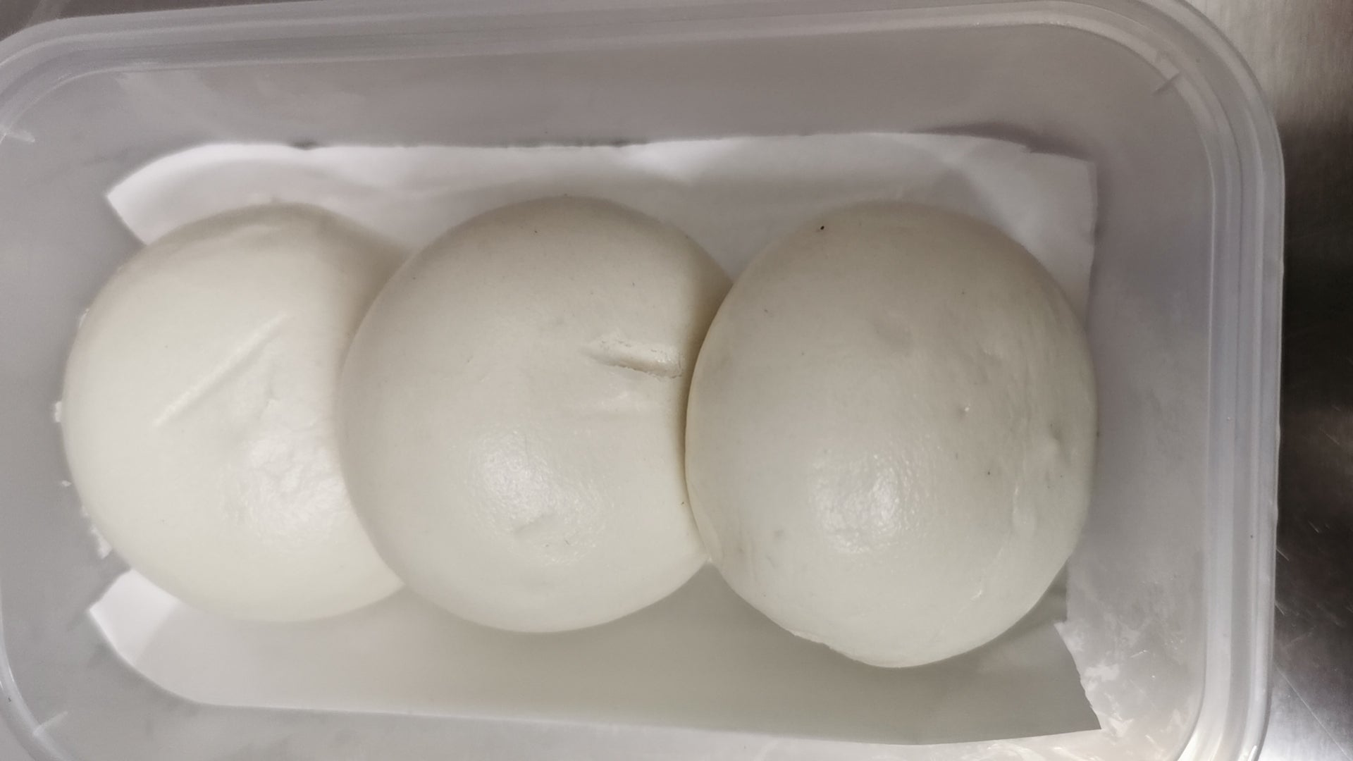 170B.  Steamed Chinese Custard Bun (4) 正奶包