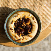 Hummus And Roasted Aubergine
