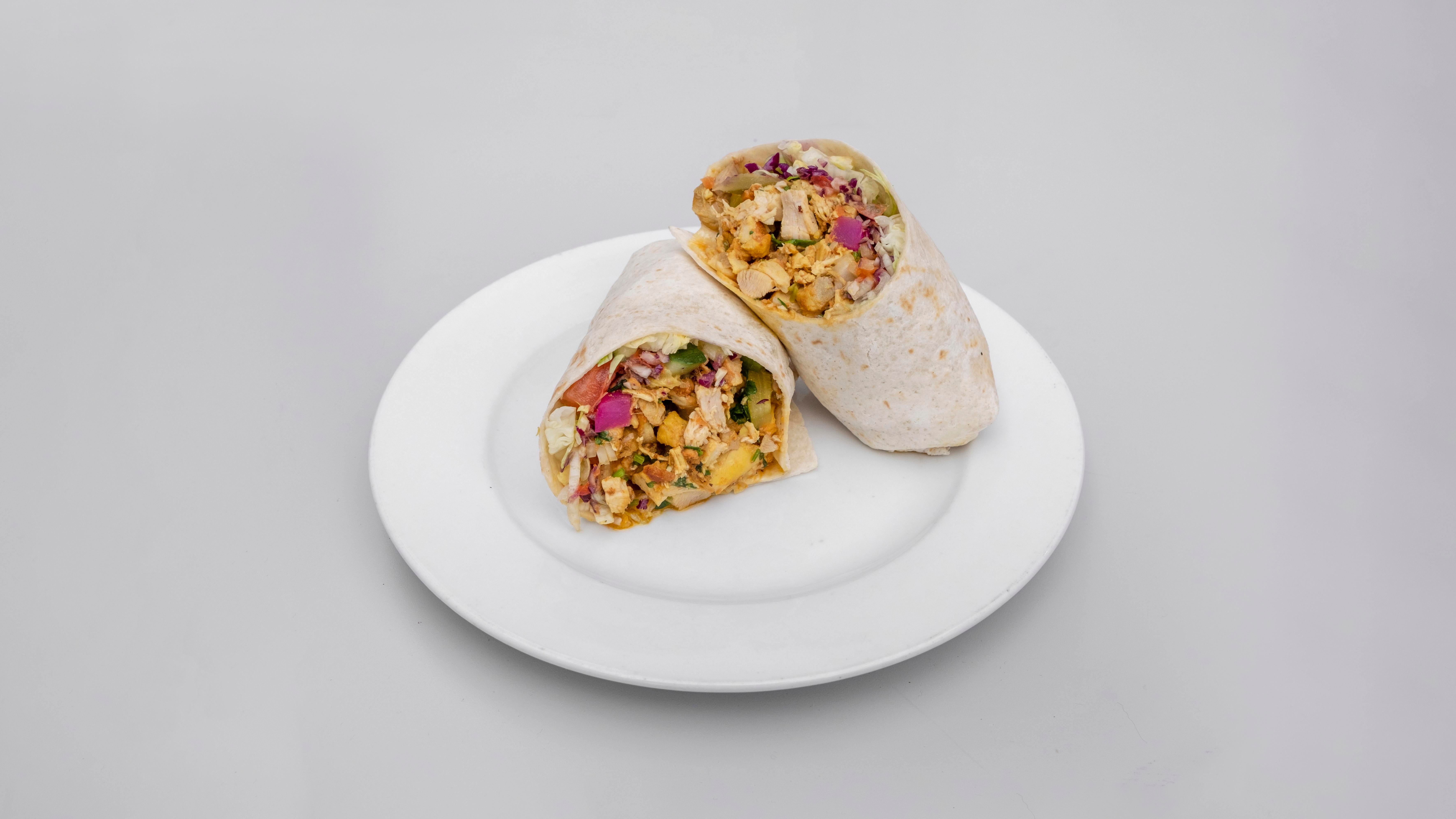 Moroccan Marinated Chicken Wrap