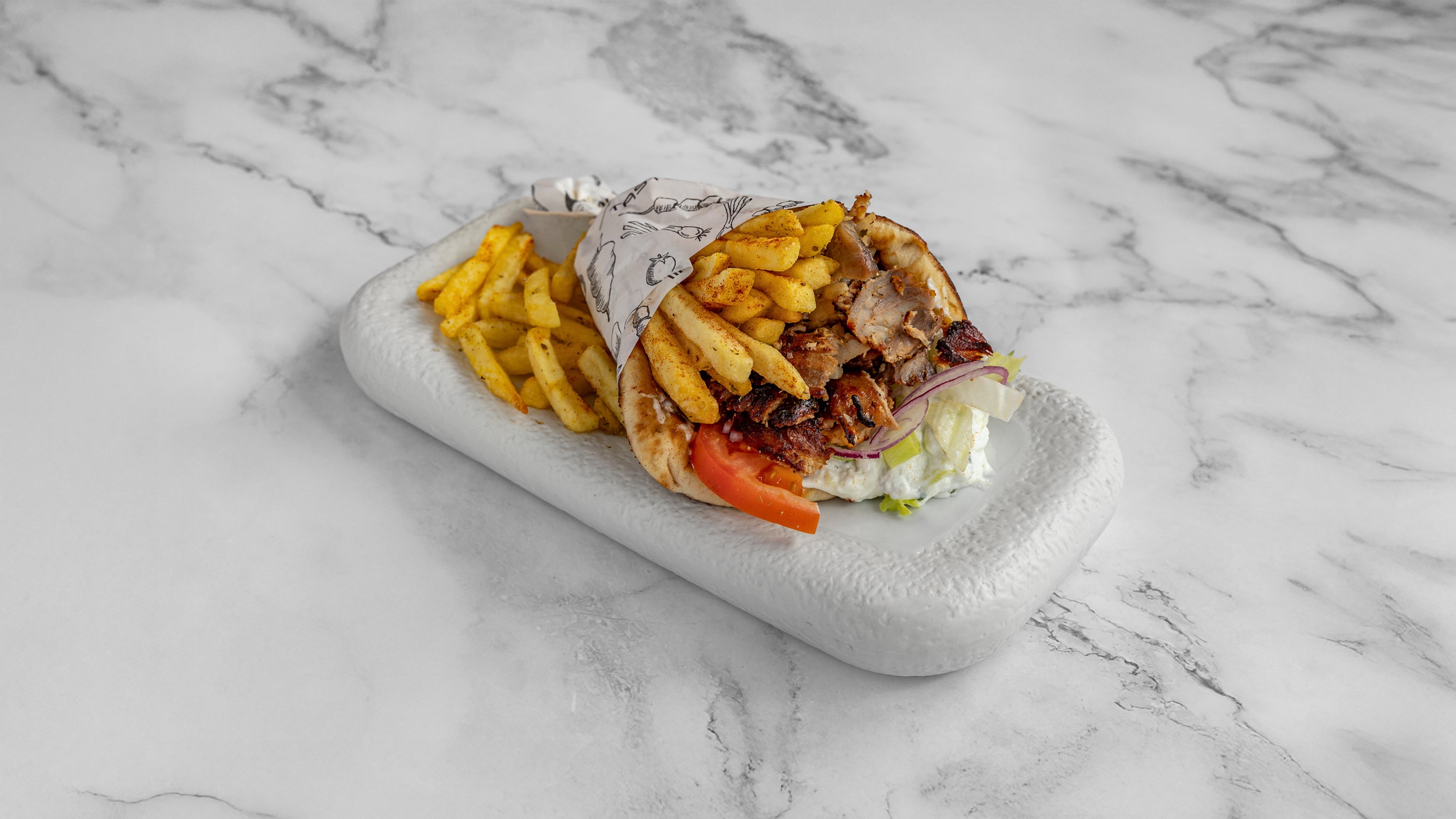 Pork Gyro Wrap