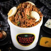 Mutton Biryani (10 pieces, 5 person) Gulab Jamun, Baigan (Eggplant) Salan, and Raita