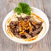 Hummus With Shawarma Meat