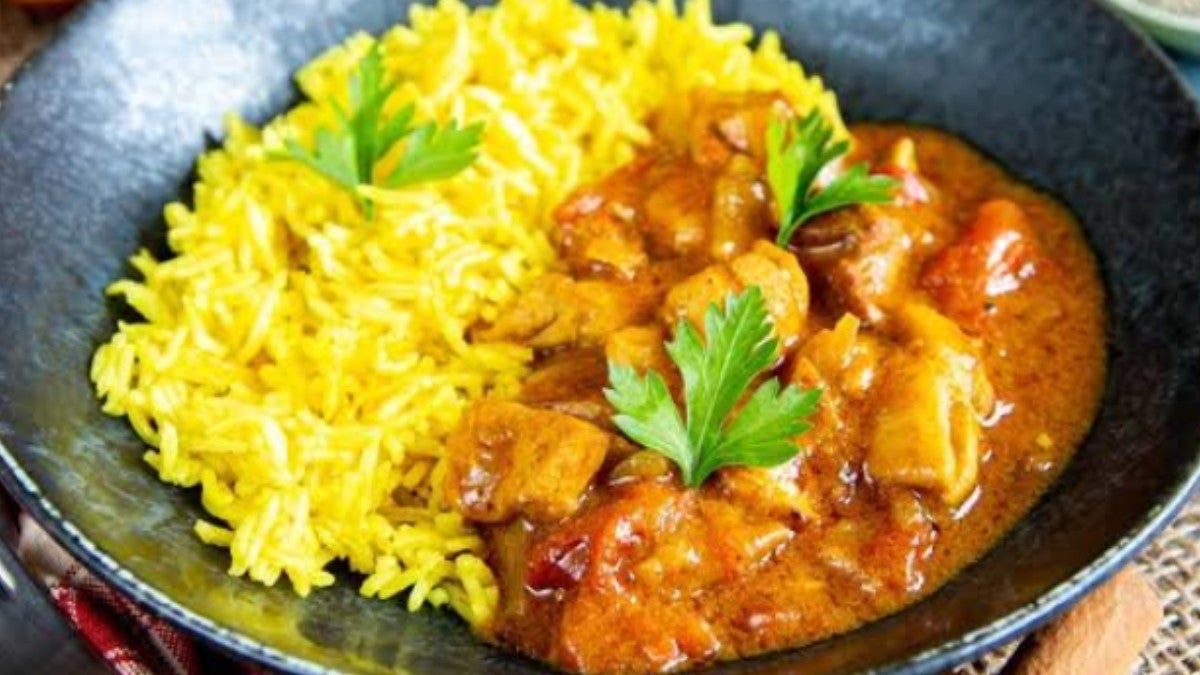 1 Chicken Madras Curry with Rice