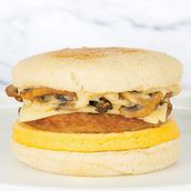 Swiss Mushroom Chicken And Egg Muffin