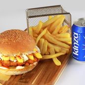 Lebaneese Crispy Chicken Burger Combo