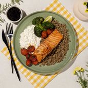 Grilled Salmon Bowl