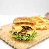 Burger 20×20