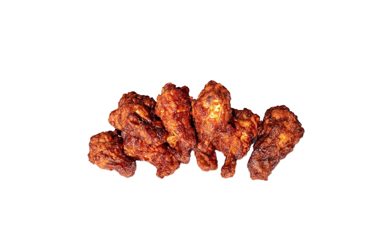 10 BBQ Fried & Flamed Wings